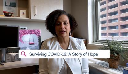 Dr. Miguelina Germán, Psychologist and Director of Pediatric Behavioral Health Services, discusses her experience with COVID-19.