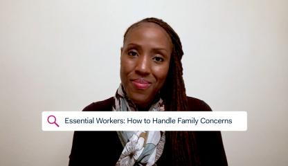 La Dra. Dana Crawford, Psicóloga Supervisora, comenta cómo los trabajadores esenciales pueden manejar su preocupación por el COVID-19,